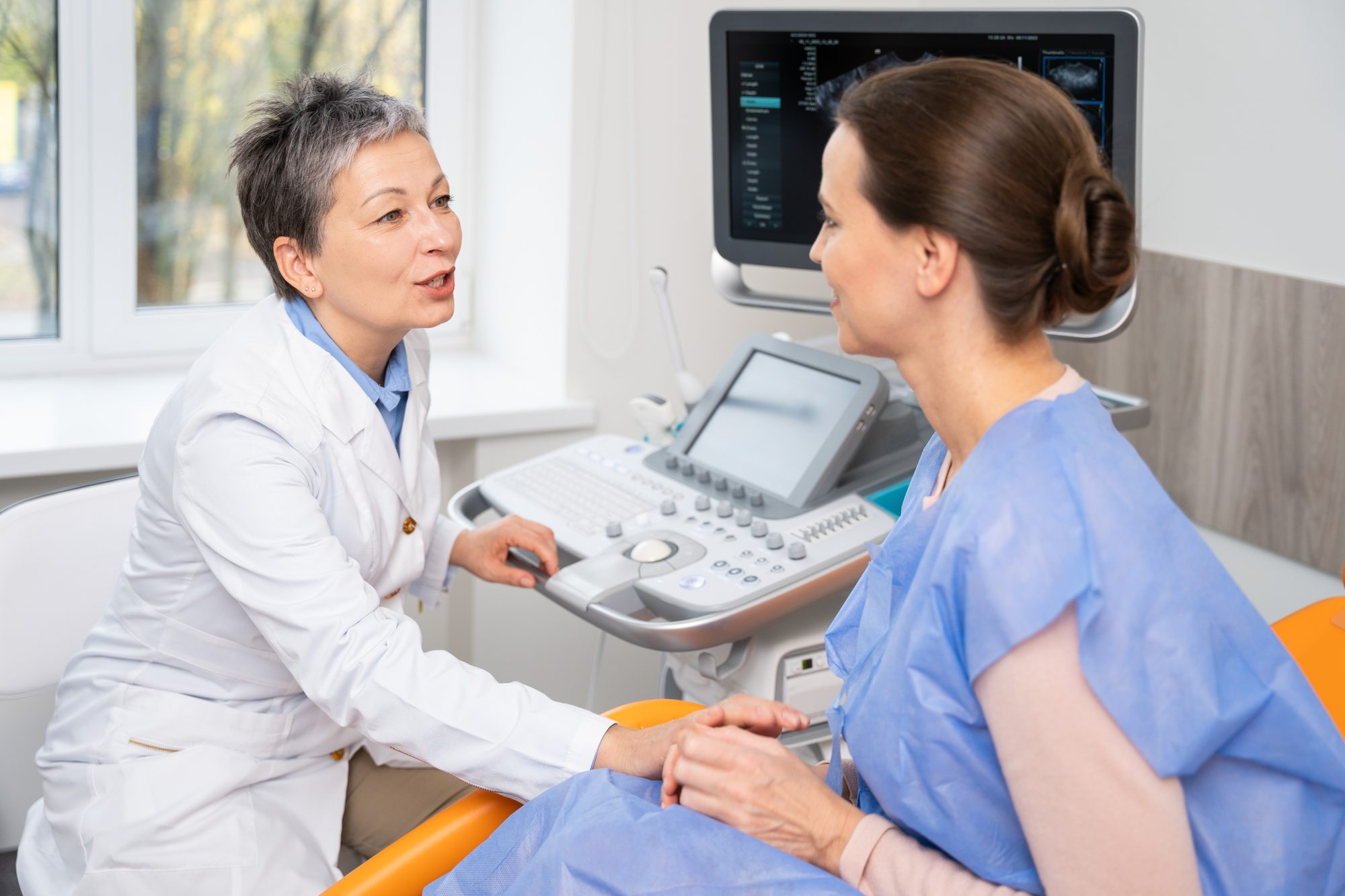 Physician discussing bioidentical hormone replacement therapy with a patient near Katonah, NY