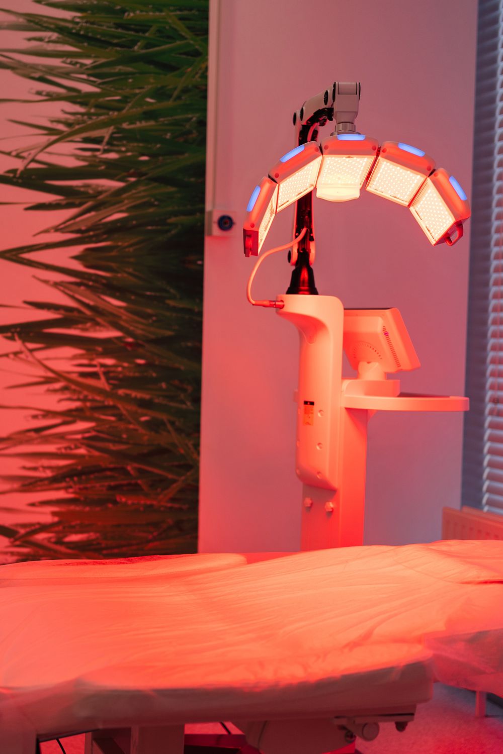 HaloRed red light therapy room at Form & Function in Katonah